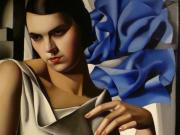 Tamara De Lempicka Ritratto di Madame M 1932 dettaglio